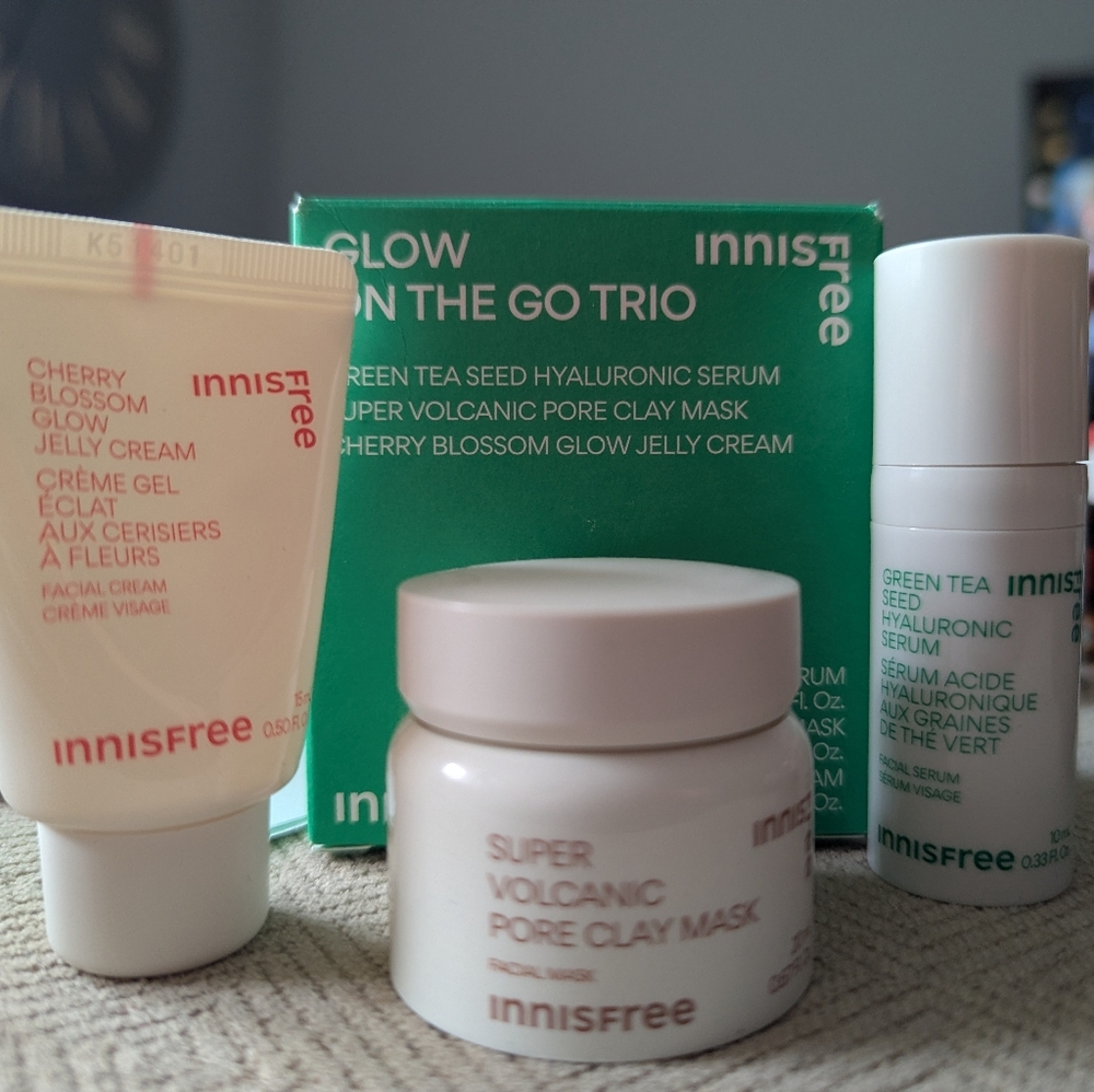 InnIsFree Glow On The Go Trio Skincare Set